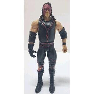 WWE Kane Action Figure Mattel 2011 Red Mask Black‎ Flame Attire Loose Rare Toy